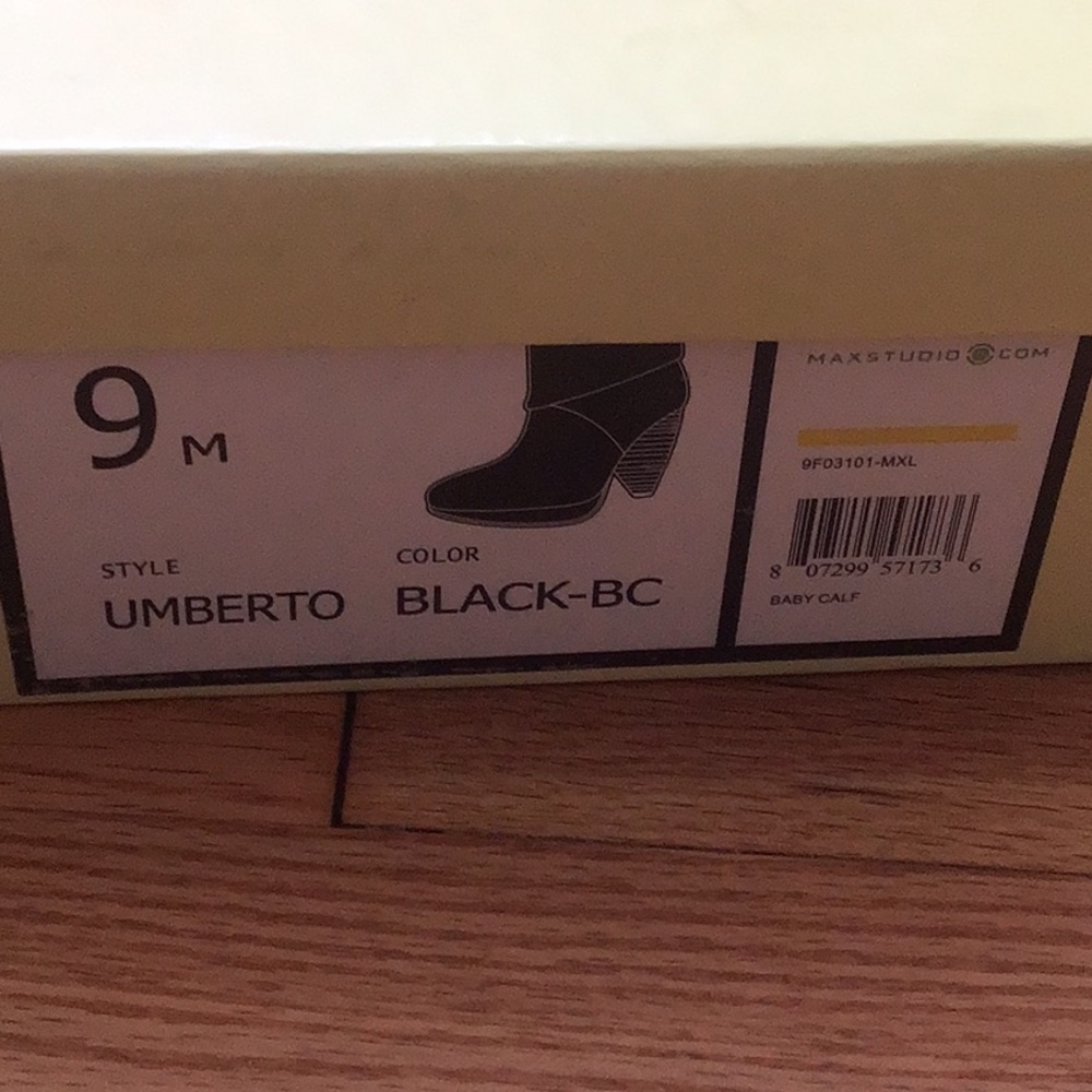 Max Studio Umberto Women’s Leather Booties - Picture 11 of 12